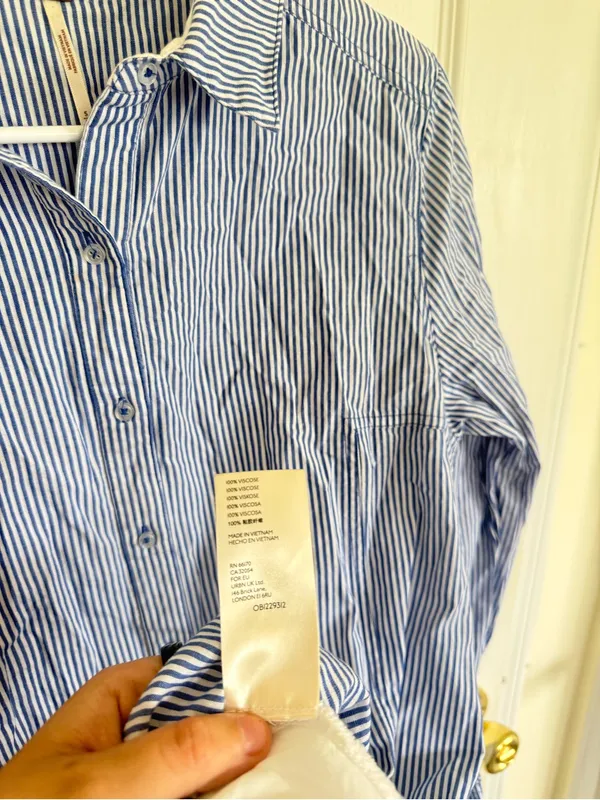Free People All For You Striped Shirt Dress - Image 9
