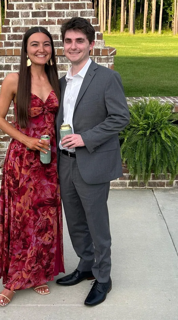 Burgundy Floral Dress - Image 3