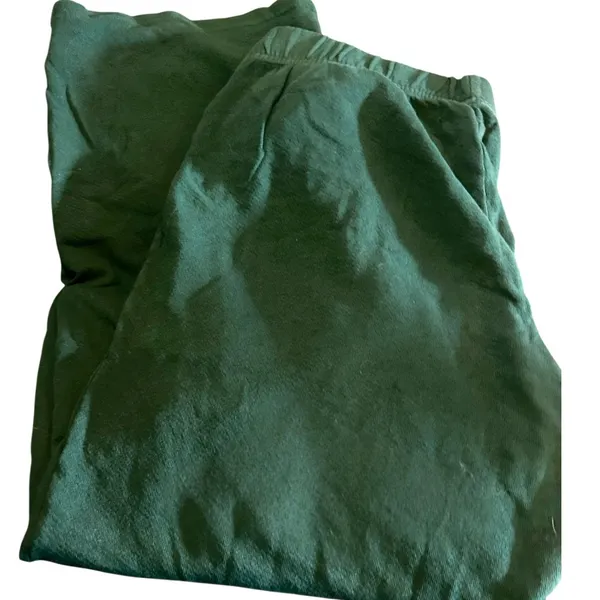 Micheal Lauren Wide Leg Sweatpants Mabel in Emerald Green Size Small - Image 3