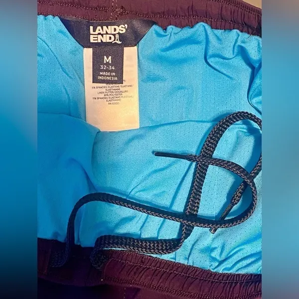 Lands' End Purple Shorts w/ Front Tie and Pockets - Image 6