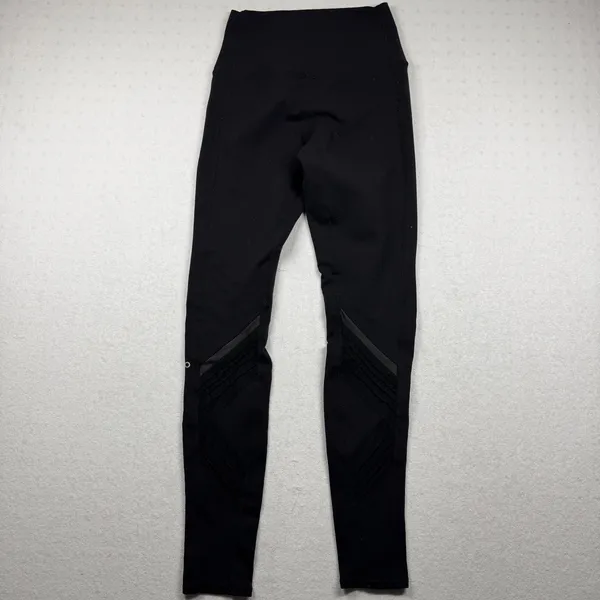 Alo Yoga Ultimate High Waist Legging Women’s Size Small Black Mesh Panel - Image 2
