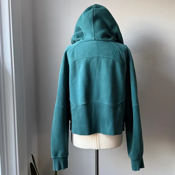 lululemon athletica Teal Half-Zip Hoodie - Image 3