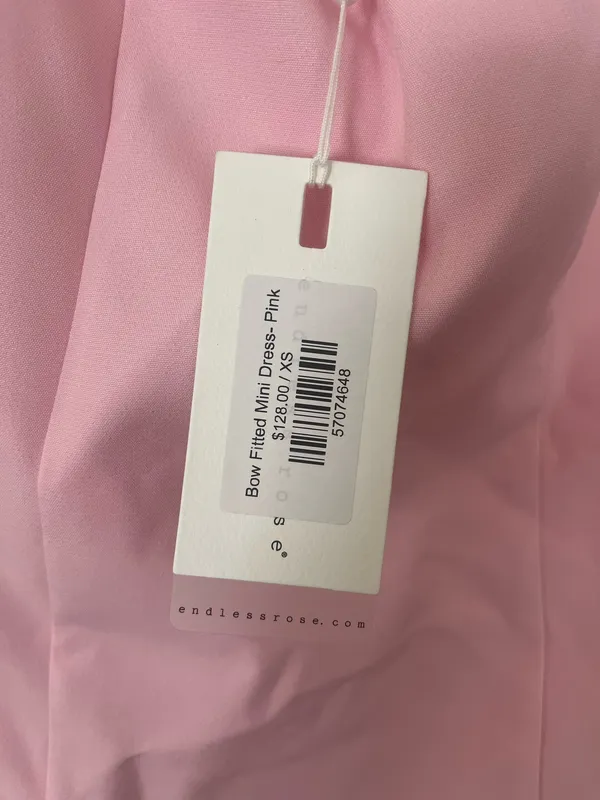 Endless Rose Pink Formal Mini Dress - Image 3
