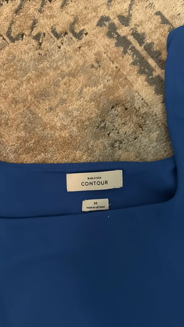 Aritzia Babaton Contour Bodysuit Tank Blue - Image 3