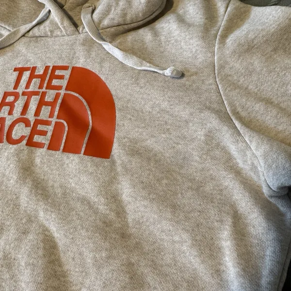 The North Face Hoodie Women's‎ XS Pullover Sweatshirt Beige - Image 2