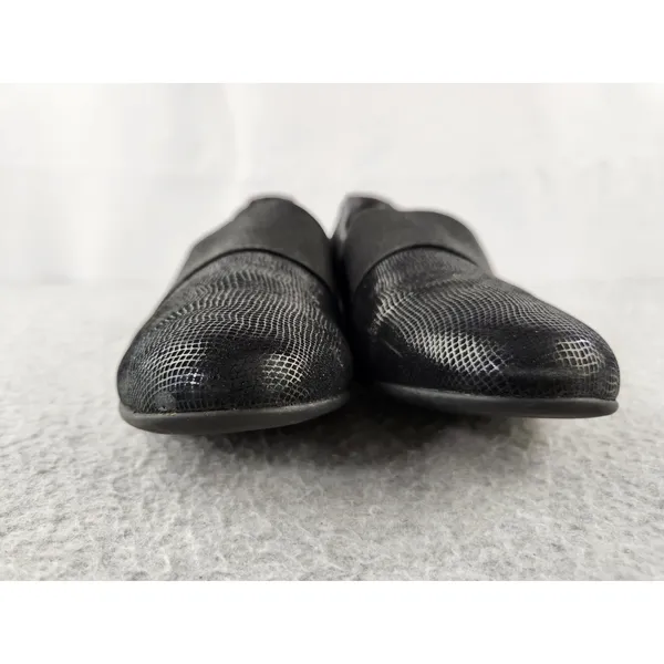 Clarks Women's Un Blush Lo Slip-On Black Suede Dress Shoes - Comfy - Size 9.5‎ M - Image 5