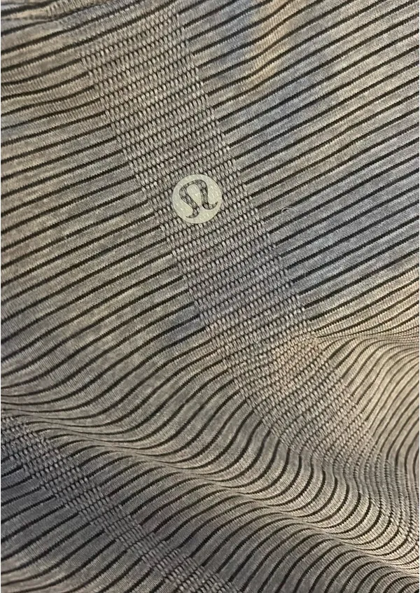 Lululemon Gray Striped Swiftly Tech - Image 4