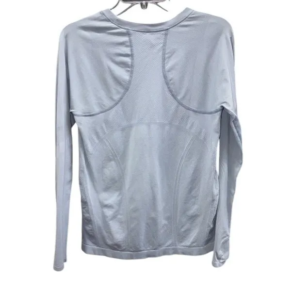Athleta Womens Long Sleeve Blue Performance Top Size‎ L - Image 2