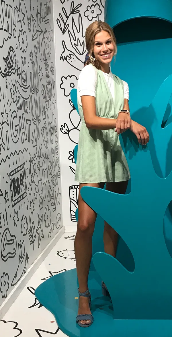 Urban Outfitters Mint Green Romper - Image 2