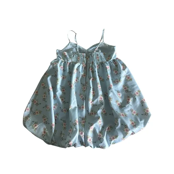 Free People In A Bubble Mini Dress Size Medium Bluebell NWT Floral Babydoll - Image 6