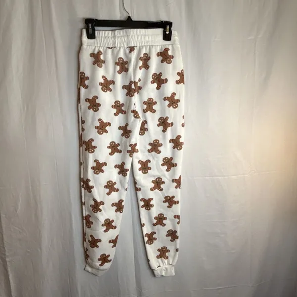 Better Together Gingerbread Print Sweatpants Size Small Preowned - Image 8