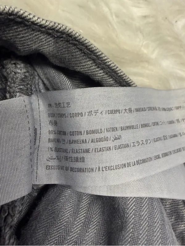 Abercrombie & Fitch 90s Straight Jeans 24 / 00 Gray Ultra High Rise - Image 6