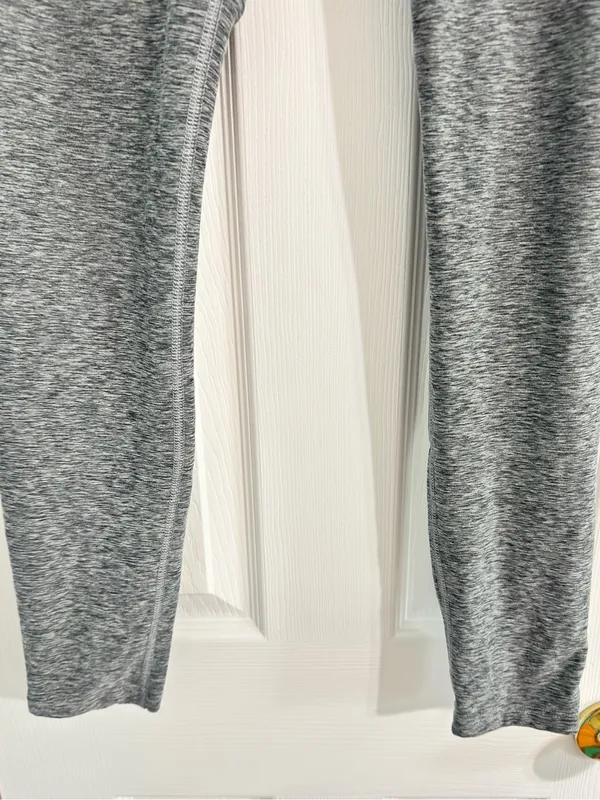 New Balance NBDry Gray Space Dye High Rise Athletic Leggings Women’s Medium M - Image 4