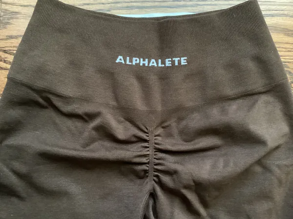 Alphalete Rich Brown Amplify Shorts - Image 4