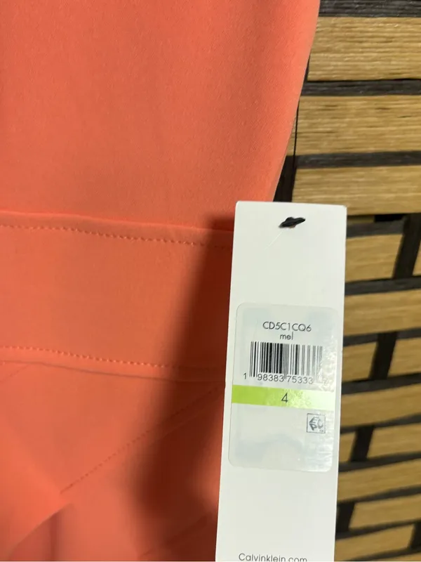 Calvin Klein melon dress size 4 - Image 7