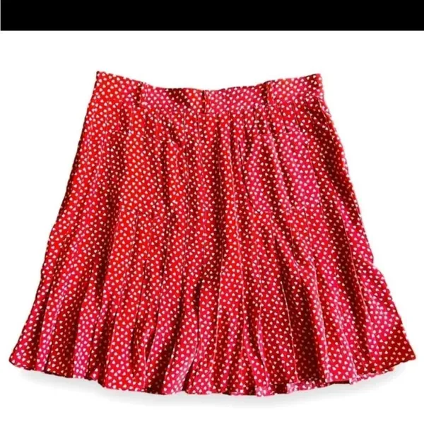 Whistles‎ confetti heart silk pleated skirt 10 - Image 2