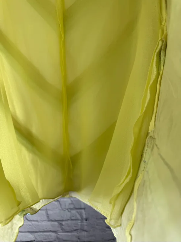 Free people Yellow Chevron Trim A-Line Skirt - Image 6