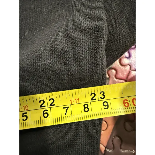 Beyond Yoga Women's Black Cropped Hoodie Sweatshirt Size‎ Medium Flaw - Image 6