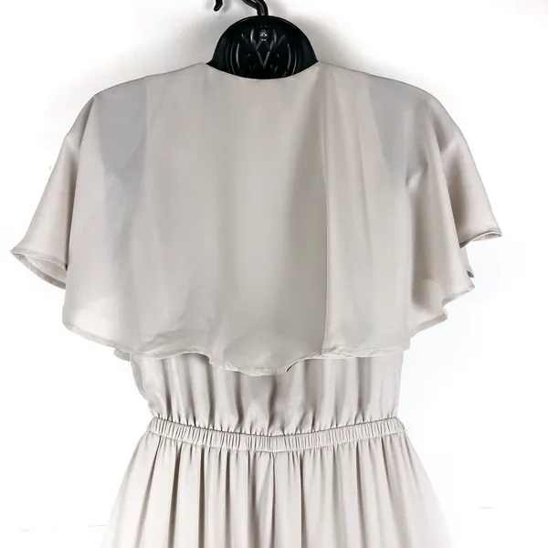 Show Me Your Mumu Audrey Maxi Dress Tan Ruffle Bridesmaid Small Wedding - Image 4