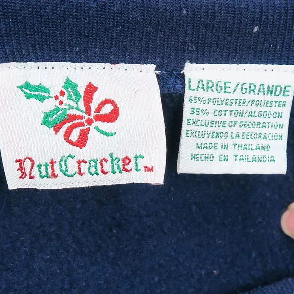 Vintage 80s Peace On Earth Dove Christmas Sweatshirt - Image 5