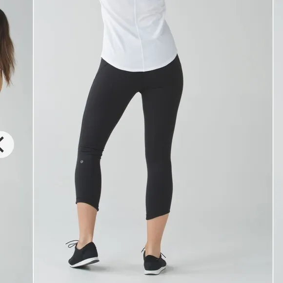 Lululemon‎ exquisite crop high rise black 2 - Image 14