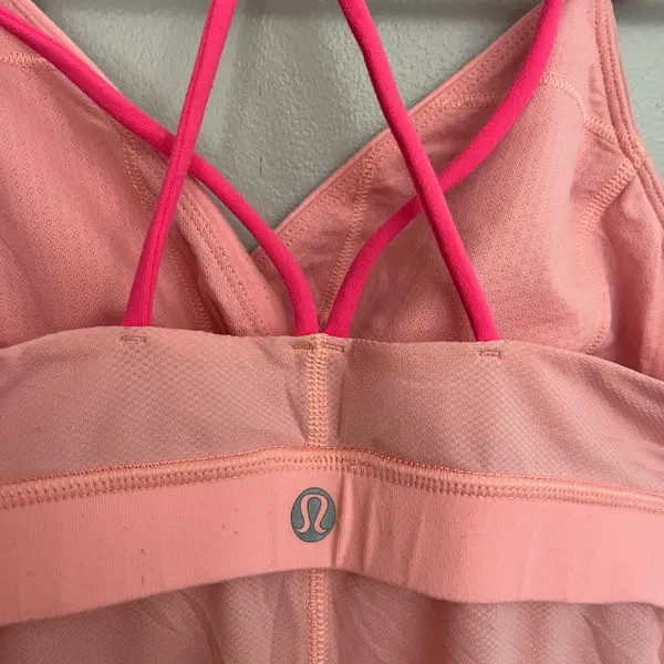 Lululemon Pink‎ Yoga Tank Top Size 6 - Image 3