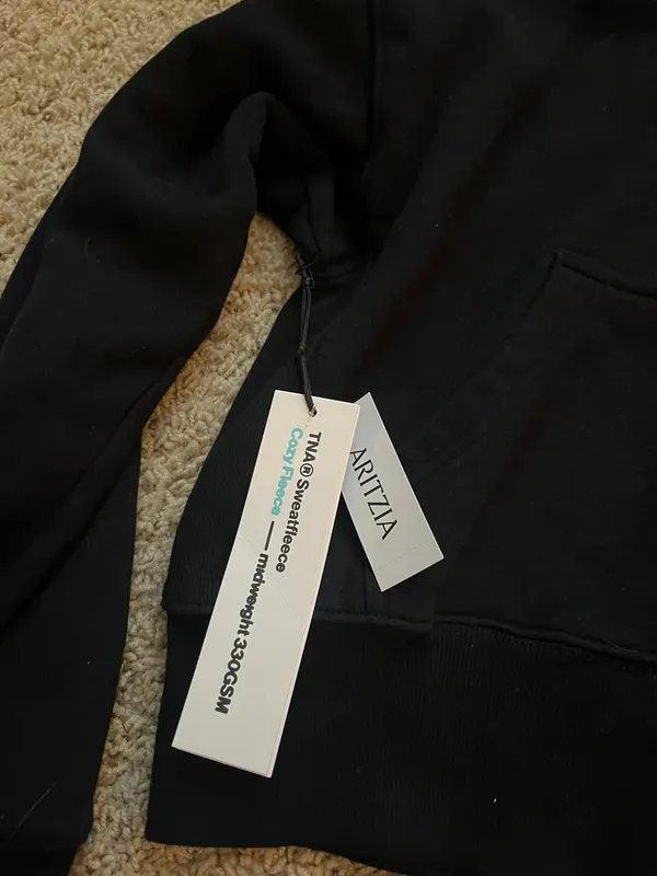 Aritzia Cozy Fleece Boyfriend Boxy Zip Hoodie - Image 4