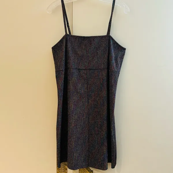 ASOS cami dress in rainbow glitter sparkly bodycon mini dress size 12 - Image 5