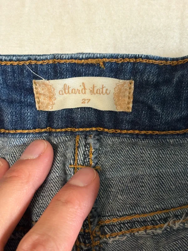 Altar'd State Jean shorts with boho fringe  - Image 3