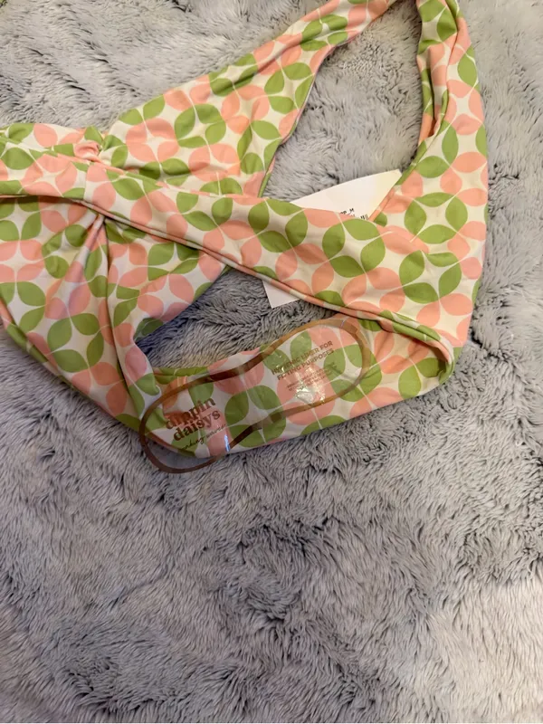 Dippin' Daisy's Pink & Green Retro Print Bikini Top and Bottom - Image 4