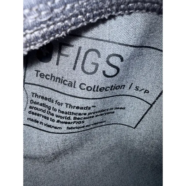 FIGS Technical Zamora Jogger Scrub nurse Pants Grey S Petite 1616 Graphite Gray - Image 6