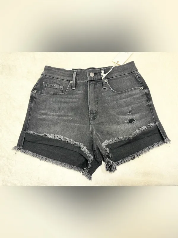 Good American Good Curve Jean Shorts Size 6/28 - Image 7