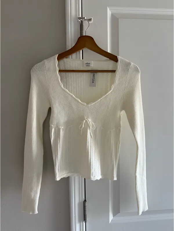 Aritzia Wilfred Soloist Sweater Light Birch - Image 5