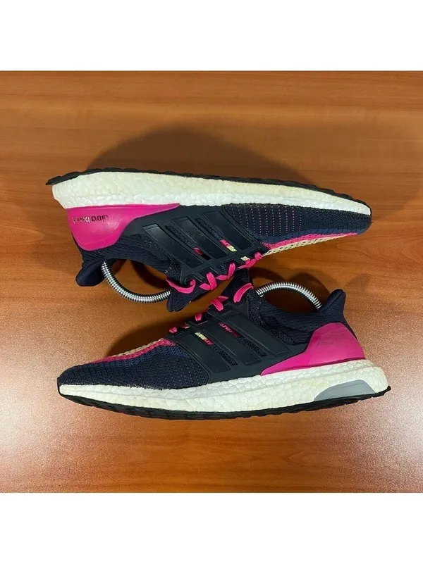 Adidas UltraBoost Night Navy Pink Women's Shoe Size 10 #364 - Image 6
