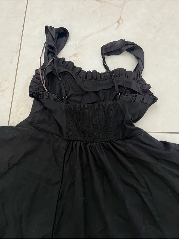 Free People Black Midnight Magic Mini Dress Size XS $128 - Image 4