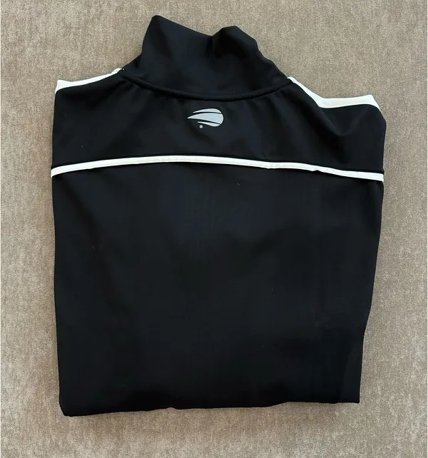US Open Black Zip Down Jacket Size XL - Image 6