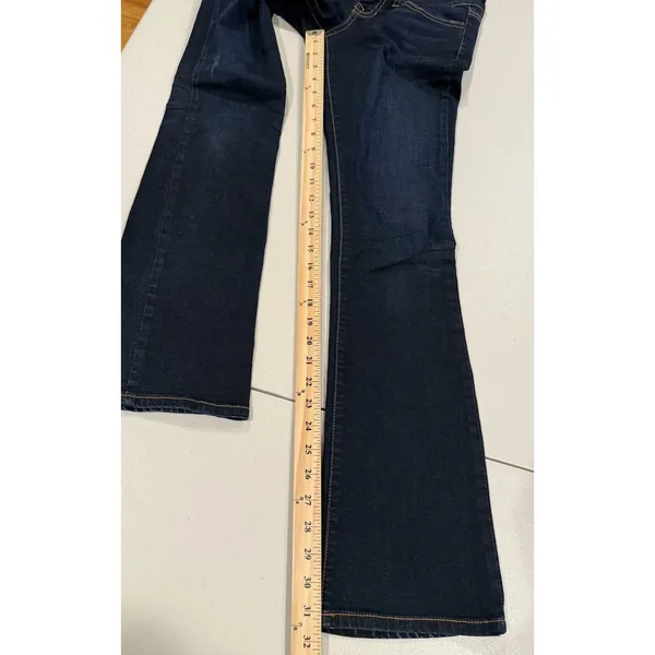 Sneak Peek Y2K Boot Cut Jeans Womens 29** Low Rise Stretch Distressed Travel - Image 6
