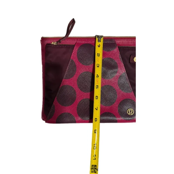 Lululemon In The Present Pouch Deep Ruby Bordeaux Drama Polka‎ Dot W9M61S NWT - Image 11