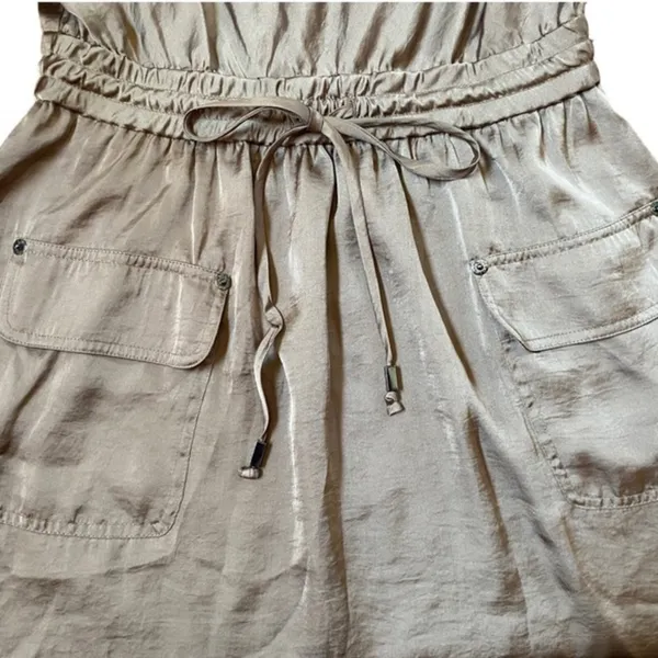 Vince Camuto Womens Taupe Brown Cowl Neck Sleeveless Dress‎ Size 2 VC2L70 - Image 11