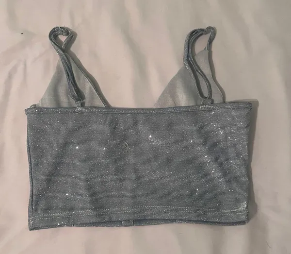 Amazon Light Blue Corset Top - Image 2