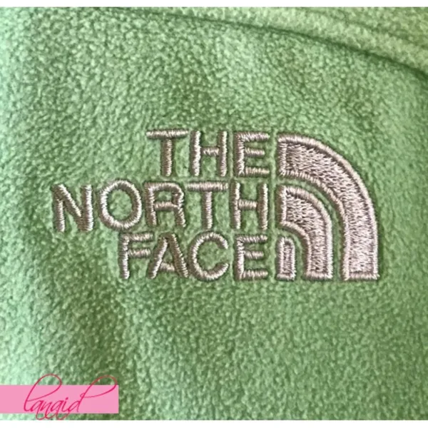 The North Face TKA 100 Full Zip Fleece Jacket Lime Green Fuzzy Teddy Warm Coat - Image 3