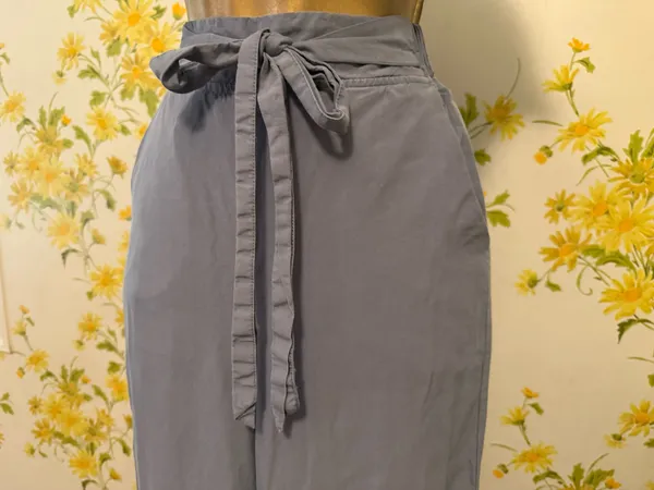 Thread & Supply Light Gray Wide-Leg Pants size XS - Image 2