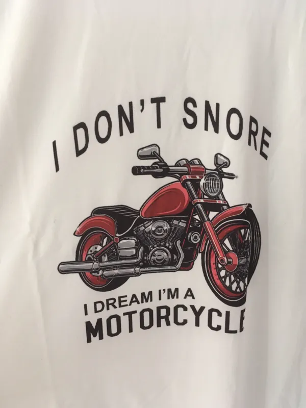 Motorcycle Shirt, XXL 🏍 White - Image 4