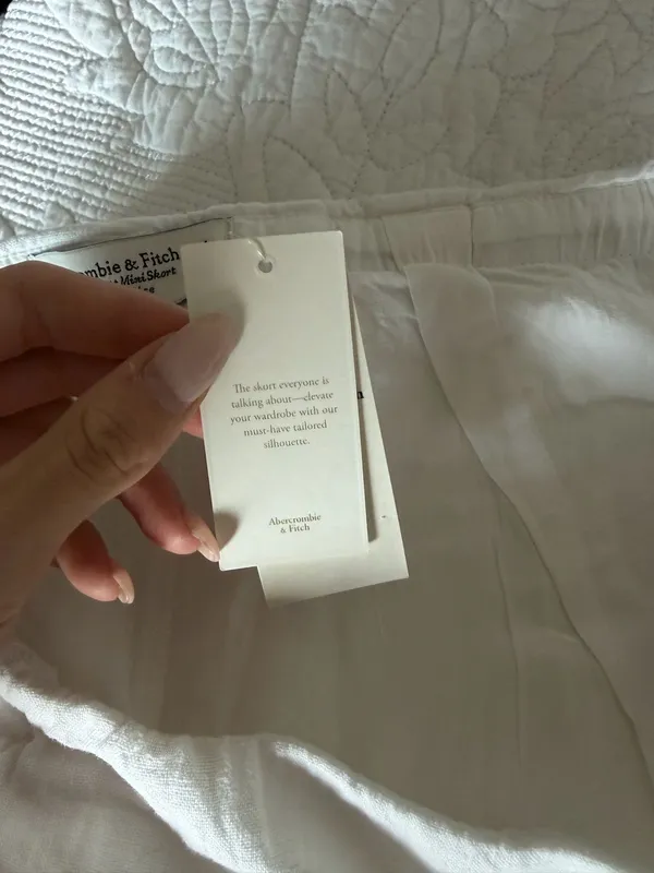 Abercrombie & Fitch white linen skirt - Image 8