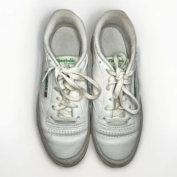 Reebok Classic Club‎ C 85 Vintage Chalk & Green Retro Sneaker Size 9.5 BS8242 - Image 9