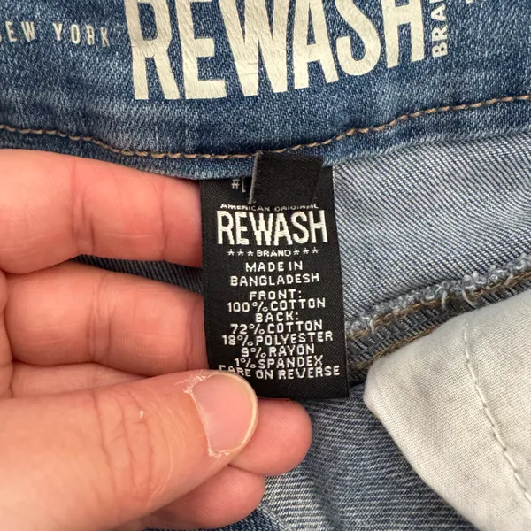 REWASH Size 30 Denim Shorts - Image 4