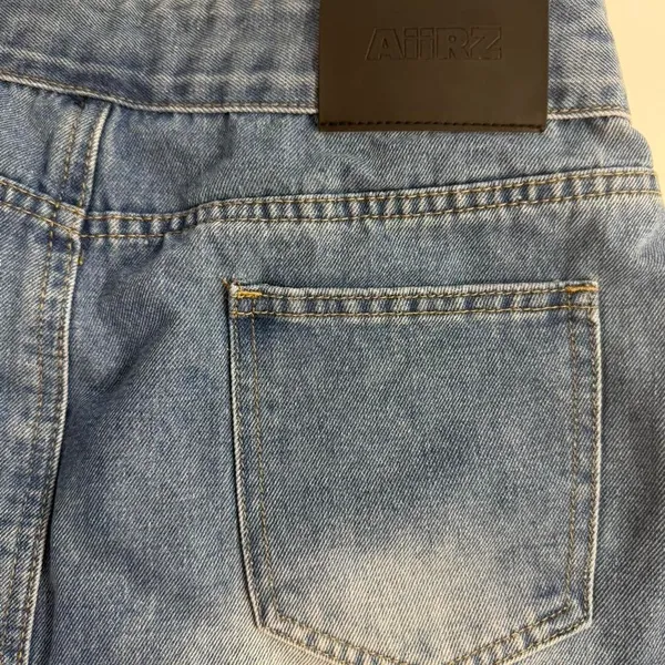 Airz blue denim pleated skirt - Image 4