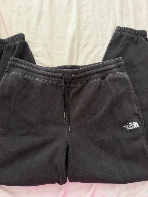 North Face Black Cuffed Sweatpants - Image 2