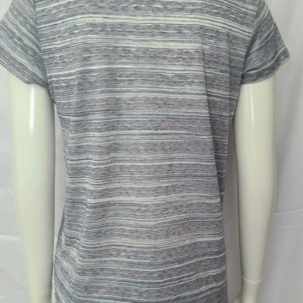 Hem and Thread Top Cotton Blend Silver Gray‎ Medium - Image 2