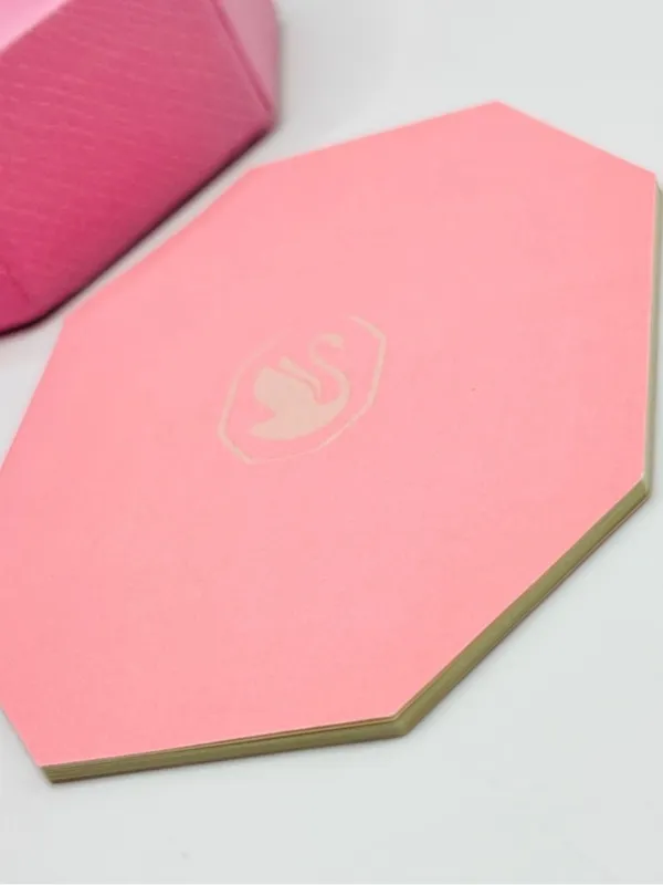 Swarovski Crystal Triangle Ring in Pink Gift Box - Image 7